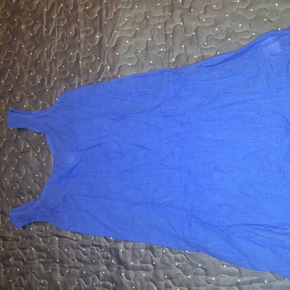 D-Signed blue dress size s